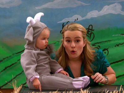 Bridgit Mendler and Mia Talerico in Good Luck Charlie (2010)