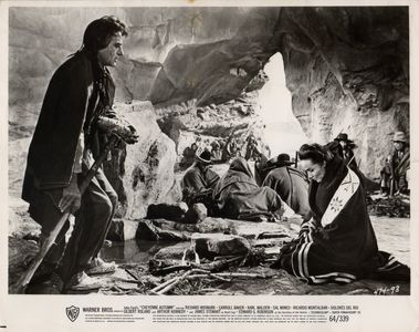 Dolores del Rio and Gilbert Roland in Cheyenne Autumn (1964)
