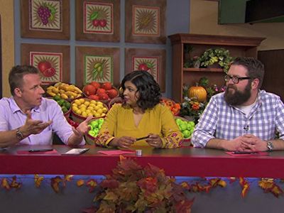 Aarti Sequeira, Rutledge Wood, and Marc Murphy in Guy's Grocery Games (2013)