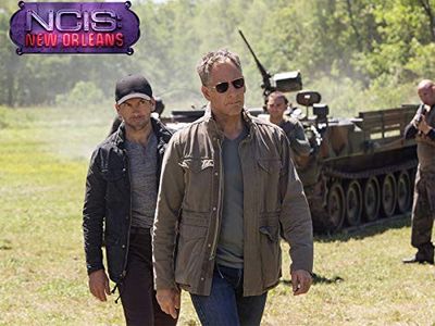 Scott Bakula and Lucas Black in NCIS: New Orleans: The River Styx, Part I (2019)