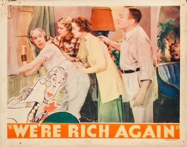 Billie Burke, Grant Mitchell, Marian Nixon, and Edna May Oliver in We're Rich Again (1934)