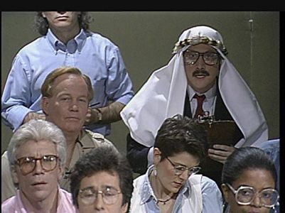 Rob Schneider and Tom Davis in Saturday Night Live (1975)