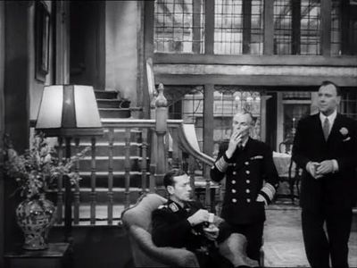 Ivor Barnard, Valentine Dyall, and Ralph Richardson in The Silver Fleet (1943)