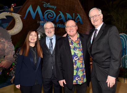 John Lasseter, Ron Clements, John Musker, and Osnat Shurer