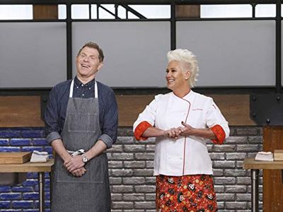 Bobby Flay and Anne Burrell in Worst Cooks in America: The Bird is the Word (2019)