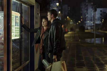 Adam Pålsson and Ellise Chappell in Young Wallander (2020)