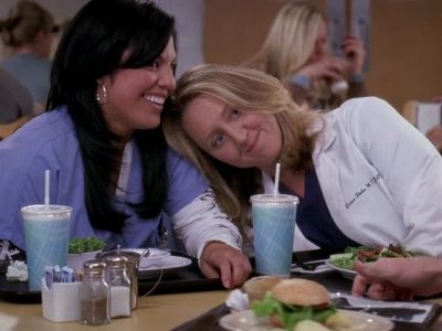 Sara Ramirez and Brooke Smith in Grey's Anatomy (2005)