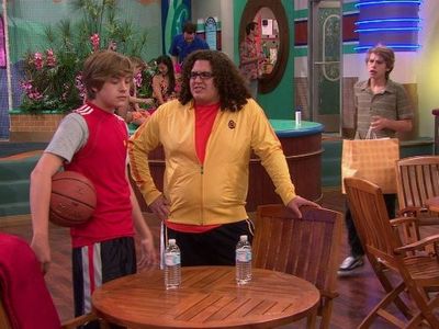 Cole Sprouse, Dylan Sprouse, and Matthew Nogues in The Suite Life on Deck (2008)