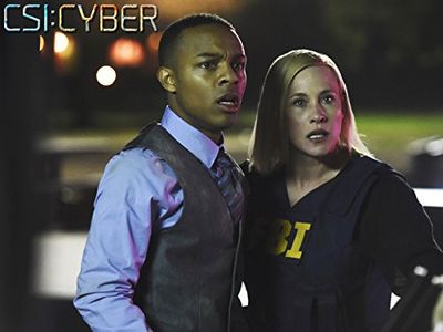 Patricia Arquette and Shad Moss in CSI: Cyber: Fire Code (2015)