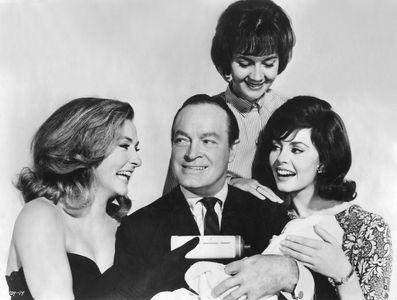 Bob Hope, Liselotte Pulver, Elga Andersen, and Michèle Mercier in A Global Affair (1964)