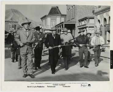 Lon Chaney Jr. and Richard Arlen in Town Tamer (1965)