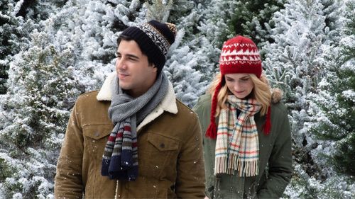 Catherine Corcoran and Alan Pontes in 'Last Vermont Christmas'