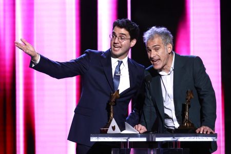 Benny Safdie and Ronald Bronstein at an event for 35th Film Independent Spirit Awards (2020)
