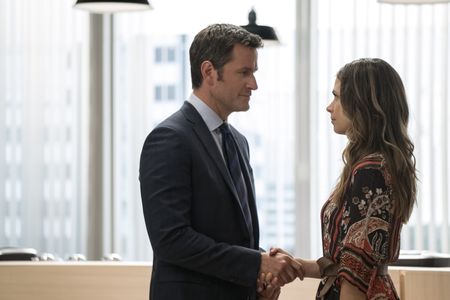 Peter Hermann and Sutton Foster in Younger (2015)