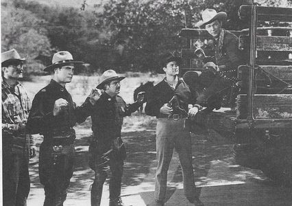 Roy Rogers, Mike Ragan, Lane Bradford, Clayton Moore, and Jack O'Shea in The Far Frontier (1948)