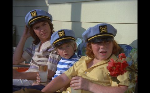 Danny Bonaduce, David Cassidy, and Brian Forster in The Partridge Family (1970)