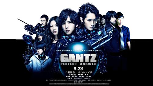 Kazunari Ninomiya, Ken'ichi Matsuyama, and Kanata Hongô in Gantz: Perfect Answer (2011)