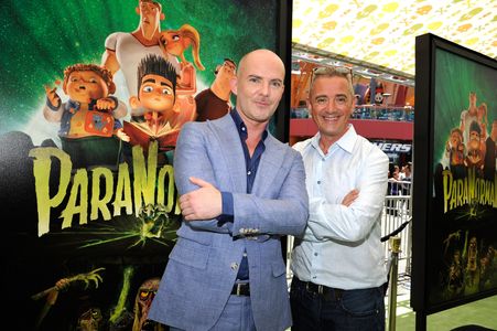 Sam Fell and Chris Butler at an event for ParaNorman (2012)
