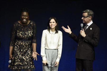 Paul Feig, Leslie Jones, and Kristen Wiig at an event for Ghostbusters (2016)
