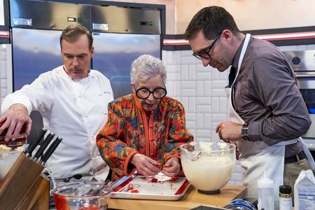 Jacques Torres and Sylvia Weinstock in Nailed It! Holiday! (2018)