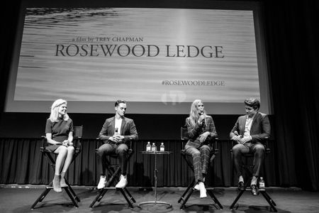 Kristin Rudrud, Trey Chapman, Maritza Veer and Michael Bonini at the Premiere of Rosewood Ledge in NYC