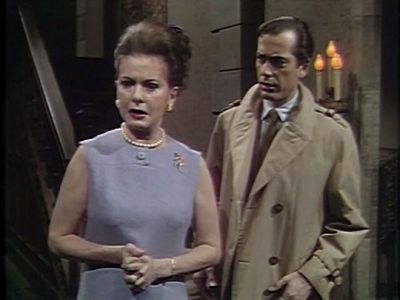 Joan Bennett and Jerry Lacy in Dark Shadows (1966)