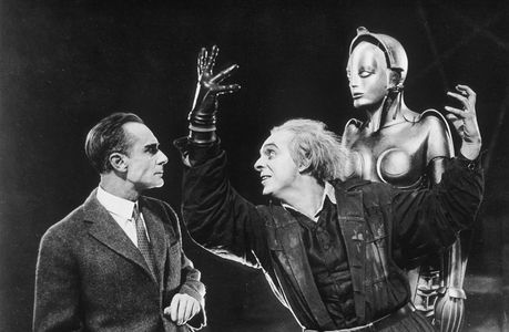 Alfred Abel and Rudolf Klein-Rogge in Metropolis (1927)