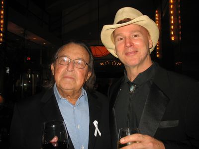 Producer Ray Greene (right) and writer/director Paul Mazursky