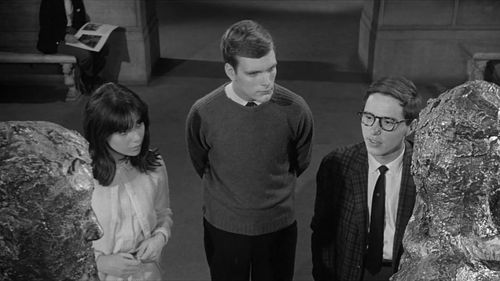 Keir Dullea, Mathew Anden, and Janet Margolin in David and Lisa (1962)