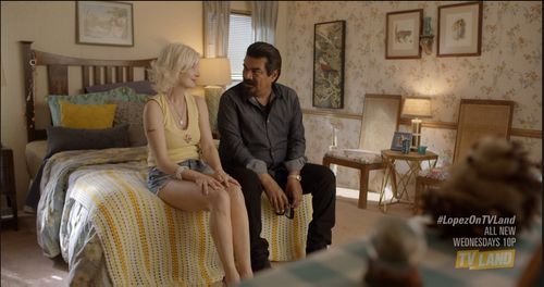 Beth Broderick and George Lopez in Lopez (2016)