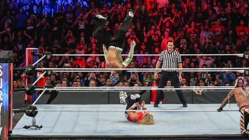 Jeff Hardy and Nic Nemeth in WWE Survivor Series (2018)
