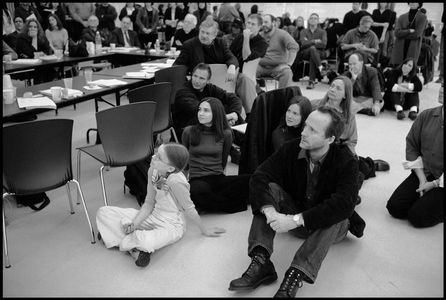 First Day of Rehearsal for The Crucible (2002),with Brian Murray, Liam Neeson, Laura Breckenridge, Laura Linney, Dale S