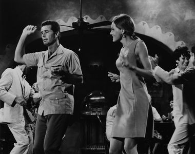 James Garner and Eva Renzi in The Pink Jungle (1968)
