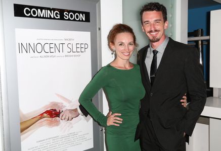 Allison Marie Volk and Colin T Martin at the Innocent Sleep premiere