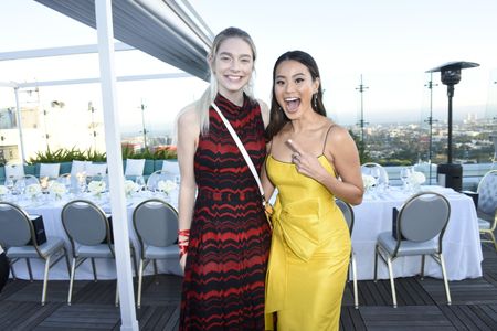 Jamie Chung and Hunter Schafer