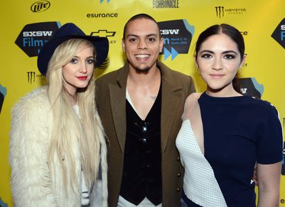 Ashlee Simpson, Evan Ross, and Isabelle Fuhrman at an event for All the Wilderness (2014)
