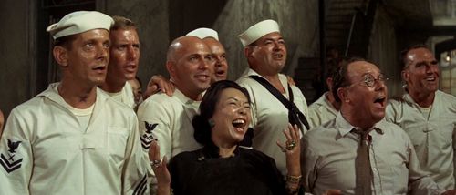 Gavin MacLeod, Simon Oakland, Beulah Quo, Ford Rainey, and Joe Turkel in The Sand Pebbles (1966)