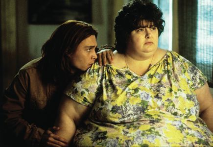 Johnny Depp and Darlene Cates in What's Eating Gilbert Grape (1993)