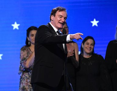 Quentin Tarantino and Shannon McIntosh at an event for The 25th Annual Critics' Choice Awards (2020)