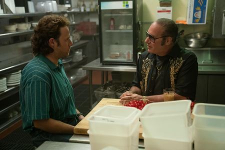 Andrew Dice Clay and Seth Rogen in Pam & Tommy (2022)