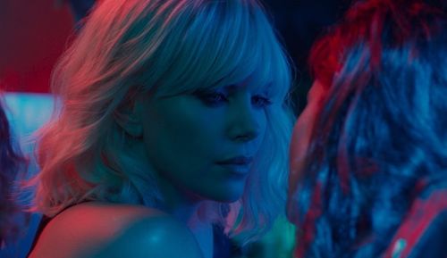 Charlize Theron and Sofia Boutella in Atomic Blonde (2017)