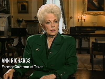 Ann Richards in Raise Hell: The Life & Times of Molly Ivins (2019)