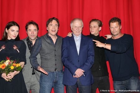 Wolfgang Petersen, Til Schweiger, Michael Herbig, Jan Josef Liefers, Matthias Schweighöfer, and Antje Traue at an event 