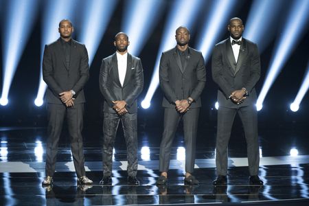 LeBron James, Carmelo Anthony, Dwyane Wade, and Chris Paul
