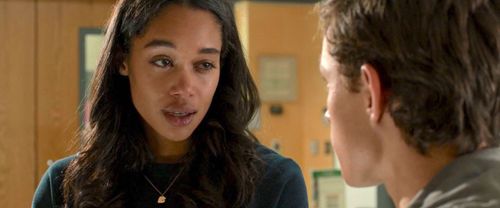 Tom Holland and Laura Harrier in Spider-Man: Homecoming (2017)