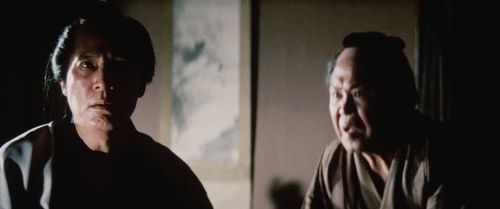 Tatsuo Endô and Eiji Okada in Zatoichi's Conspiracy (1973)