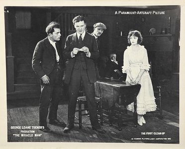 Lon Chaney, Betty Compson, Joseph J. Dowling, and Thomas Meighan in The Miracle Man (1919)