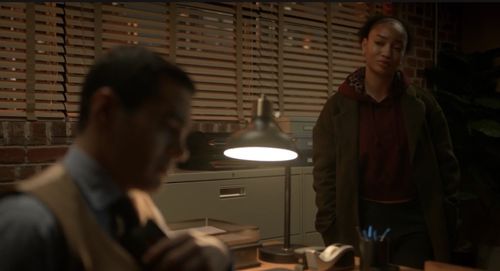 Kadianne Whyte and Ramón Rodríguez in Will Trent (2023)