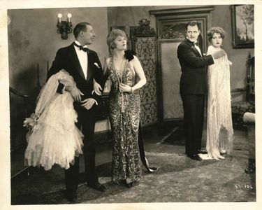 Billie Dove, Margaret Livingston, Walter McGrail, and Lucien Prival in The American Beauty (1927)