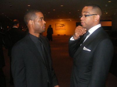 Stuart Scott and Kirk Fraser at an event for Without Bias (2009)